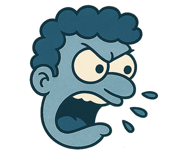 Angry man